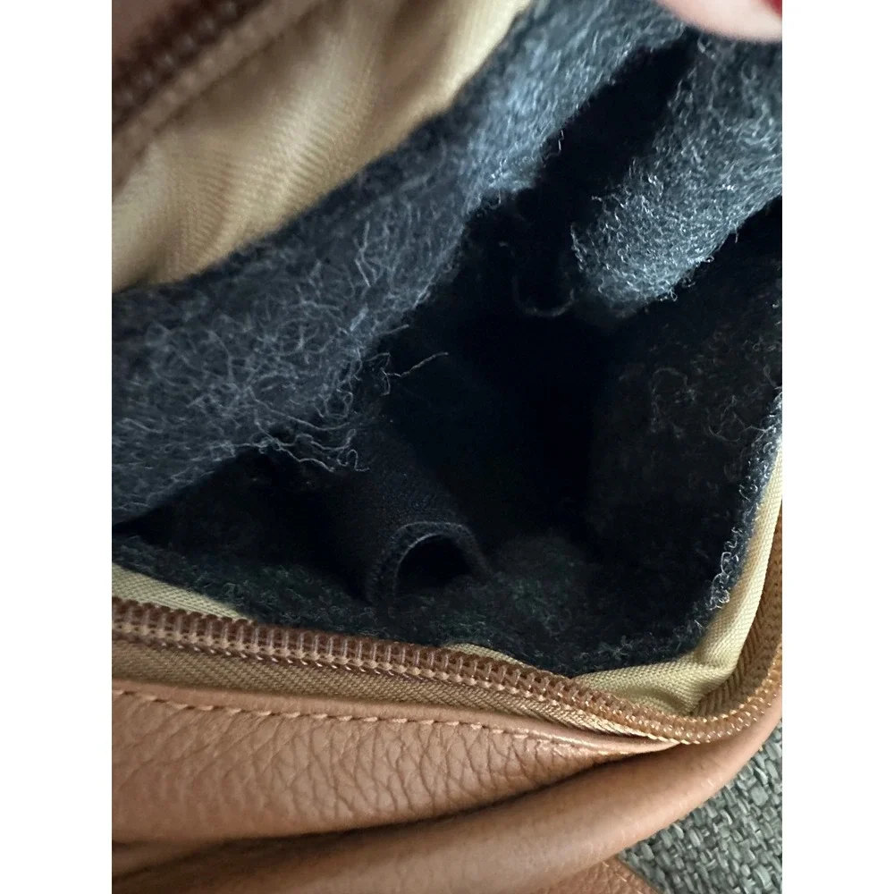 Concealed Carry Woolstenhulme Designer Bags Brown Leather Hobo Shoulder Bag NWOT